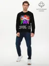 Мужской лонгслив базовый / Among Us Новый год