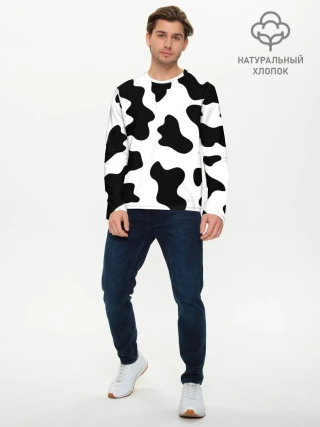 Мужской лонгслив базовый / Му-му