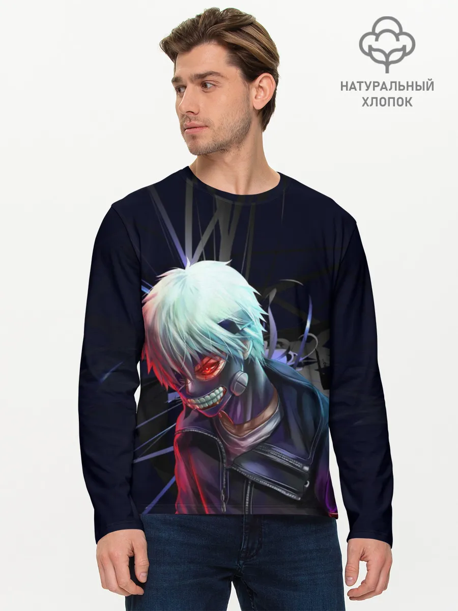 Мужской лонгслив базовый / Токийский Гуль