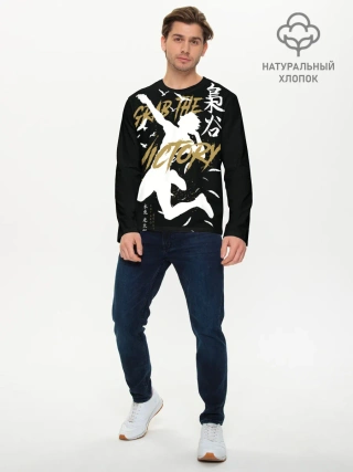 Мужской лонгслив базовый / Haikyu Grab The Victory