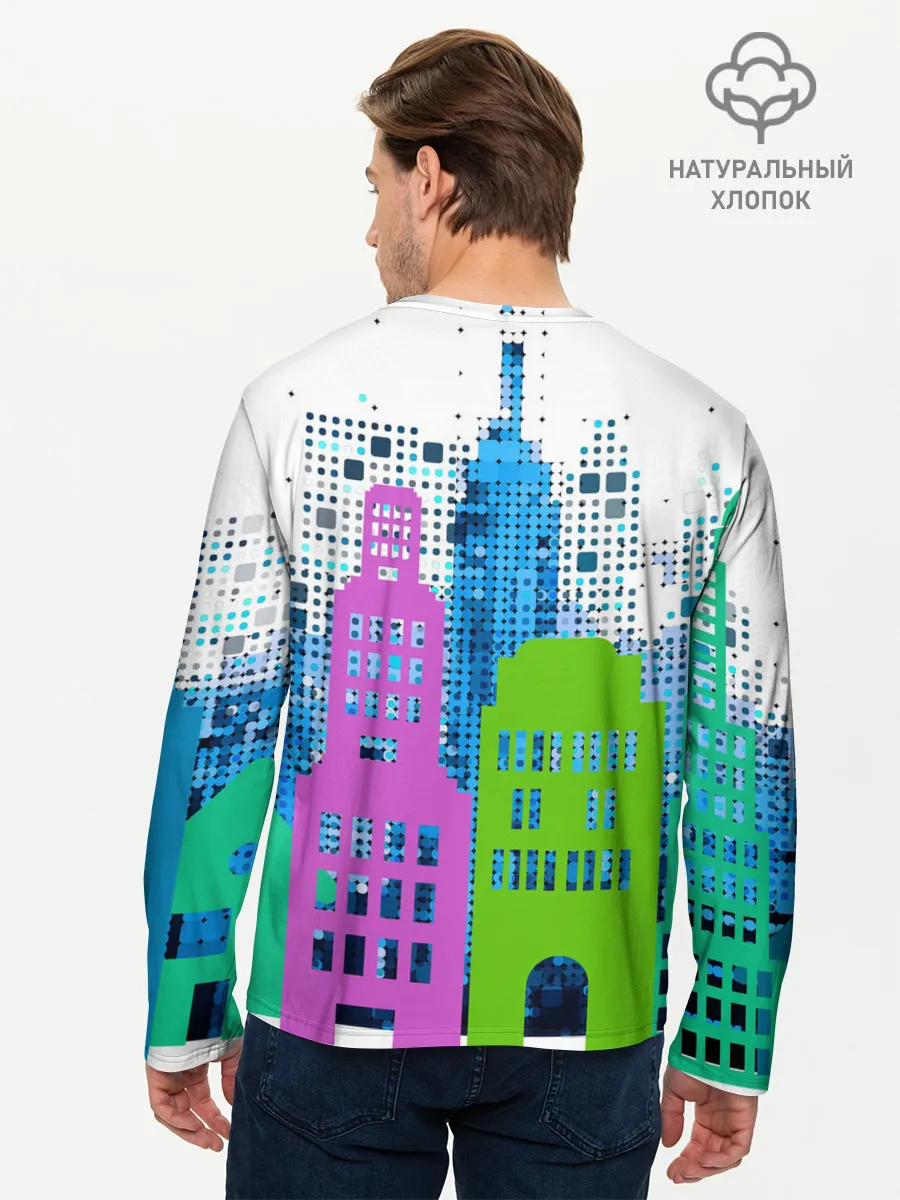 Мужской лонгслив базовый / Город