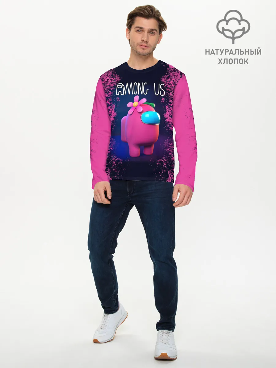 Мужской лонгслив базовый / AMONG US