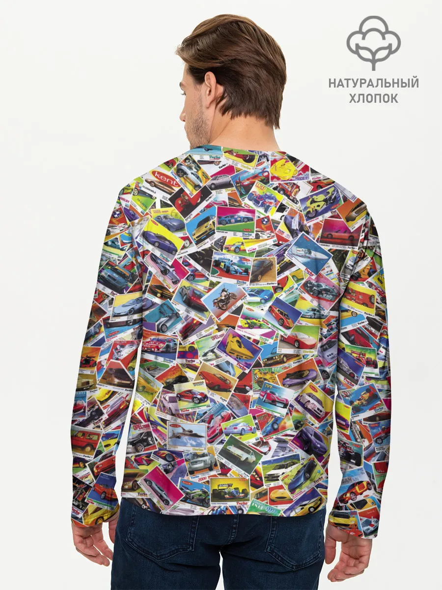 Мужской лонгслив базовый / Коллекция вкладышей Turbo