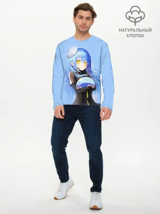 Мужской лонгслив базовый / Slime