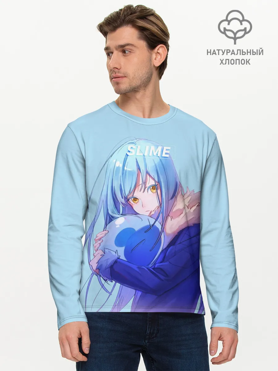 Мужской лонгслив базовый / Slime