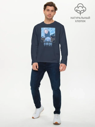 Мужской лонгслив базовый / Slime