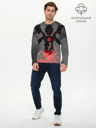 Мужской лонгслив базовый / демон Либе