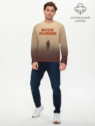 Мужской лонгслив базовый / Бегущий по лезвию