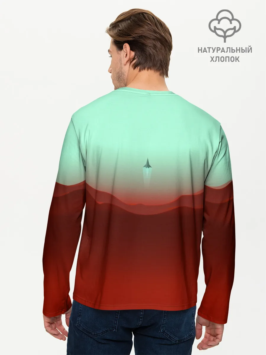 Мужской лонгслив базовый / Boris Norris - When the Tunnel