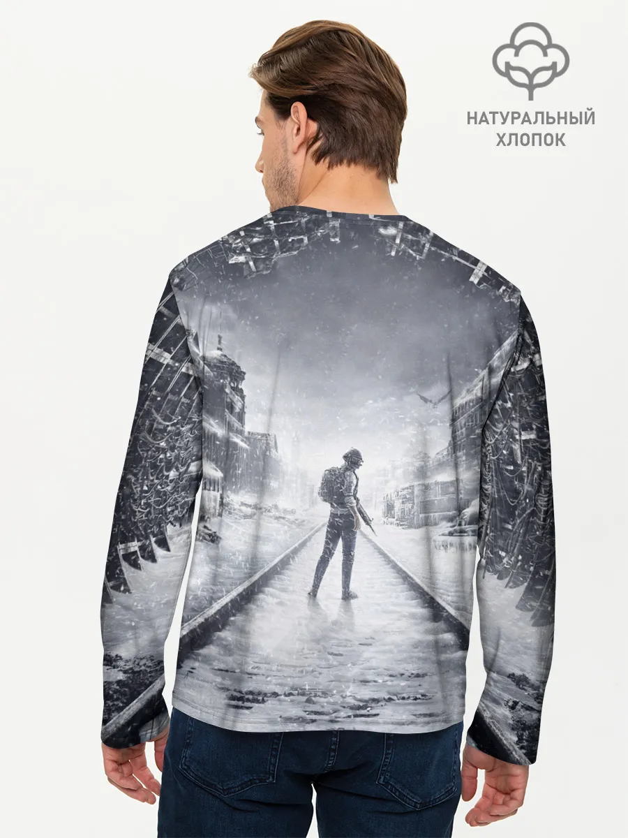Мужской лонгслив базовый / PUBG x METRO Exodus