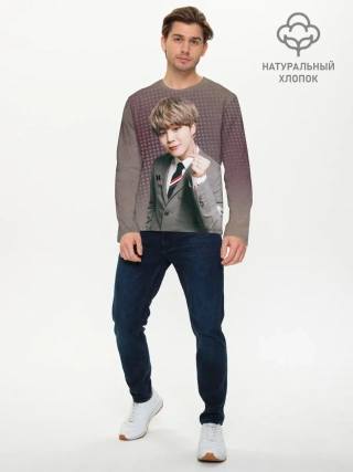 Мужской лонгслив базовый / BTS. Jimin