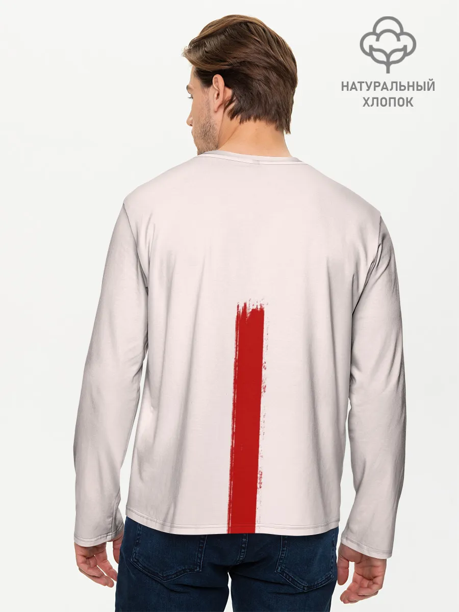 Мужской лонгслив базовый / Обычная девушка