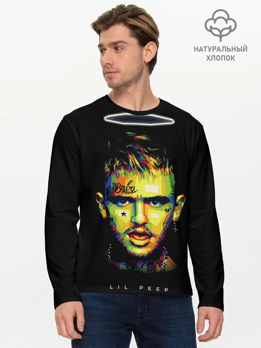 Мужской лонгслив базовый / LIL PEEP WB