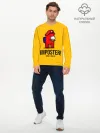 Мужской лонгслив базовый / IMPOSTER! Mario X Among Us