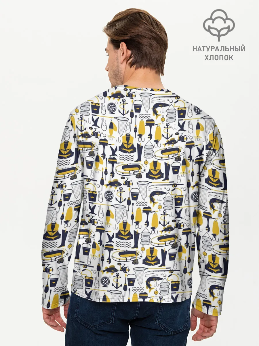 Мужской лонгслив базовый / Мечта рыболова