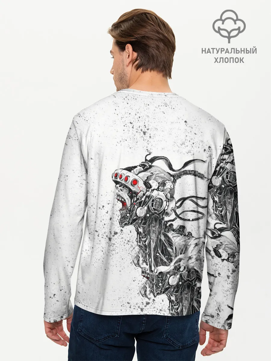 Мужской лонгслив базовый / CYBERPUNK 2077