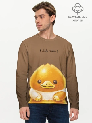 Мужской лонгслив базовый / Baby Niffler