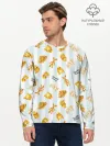 Мужской лонгслив базовый / Baked Goods Pattern