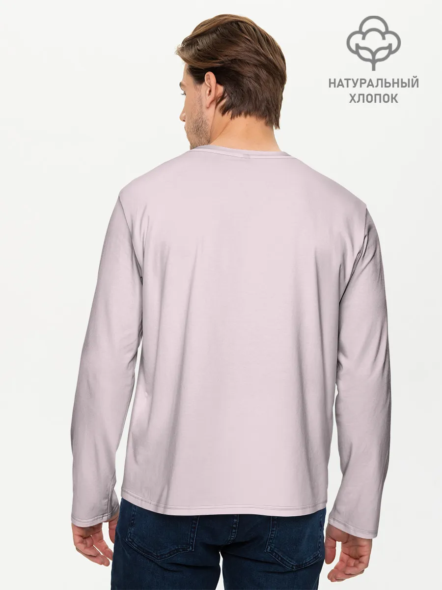 Мужской лонгслив базовый / Незуко зубы