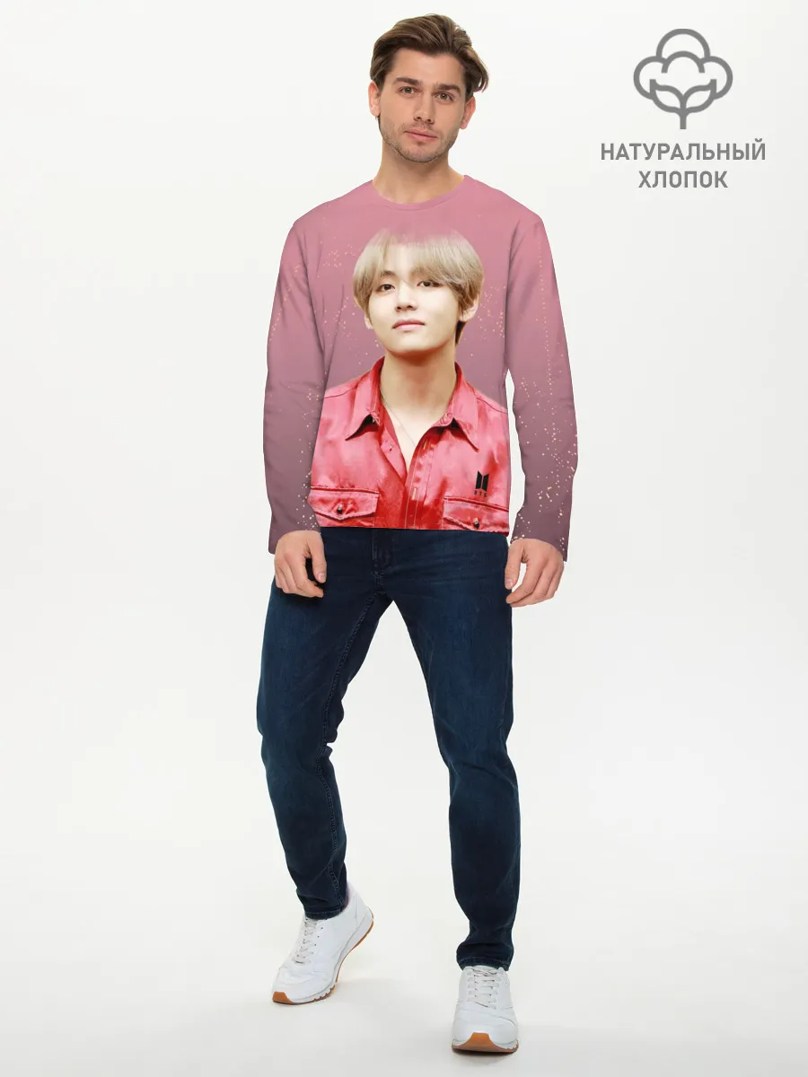 Мужской лонгслив базовый / BTS