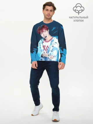 Мужской лонгслив базовый / BTS