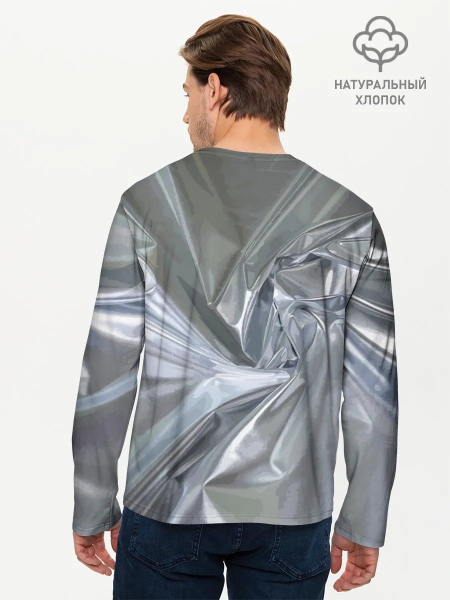 Мужской лонгслив базовый / Чарующая фольга