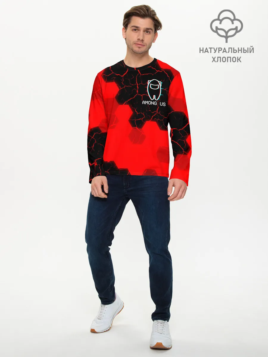 Мужской лонгслив базовый / AMONG US / АМОНГ АС