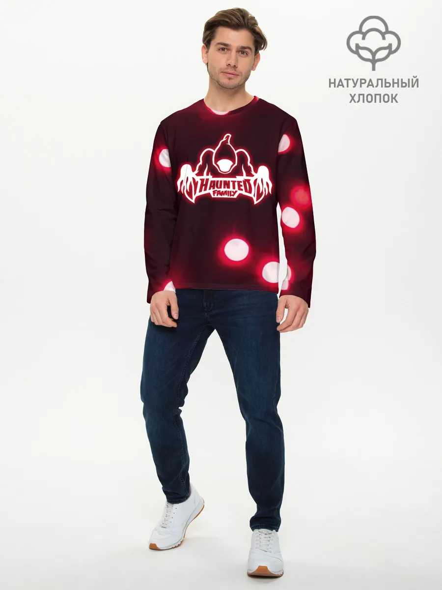 Мужской лонгслив базовый / KIZARU: HAUNTED FAMILY.