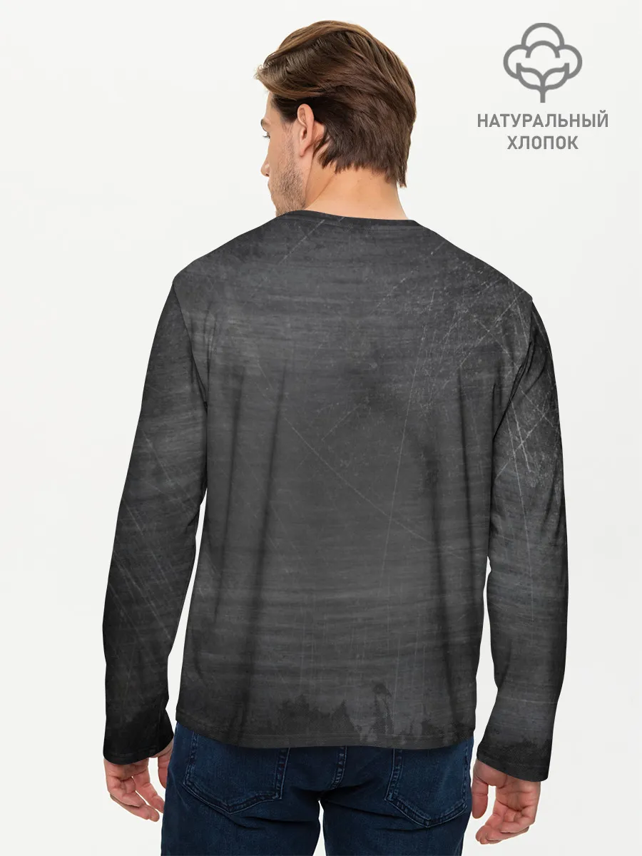 Мужской лонгслив базовый / Нирвана