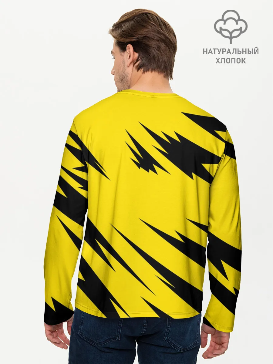 Мужской лонгслив базовый / BORUSSIA домашняя сезон 20/21