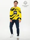 Мужской лонгслив базовый / BORUSSIA домашняя сезон 20/21