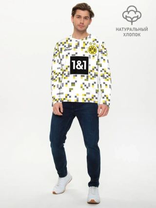 Мужской лонгслив базовый / BORUSSIA резервная сезон 20/21