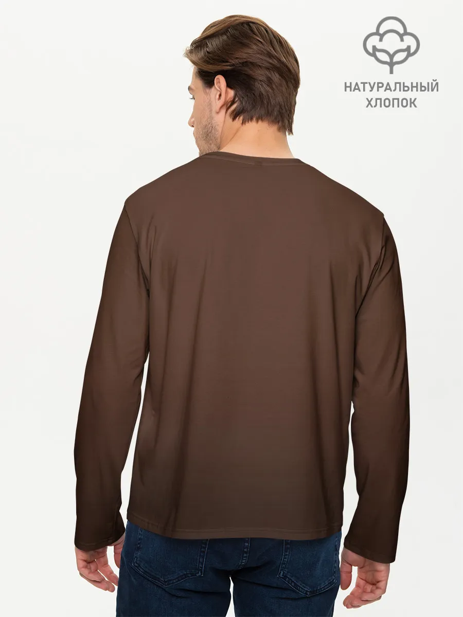 Мужской лонгслив базовый / Baby Chocolate Niffler