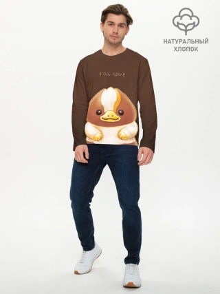 Мужской лонгслив базовый / Baby Chocolate Niffler