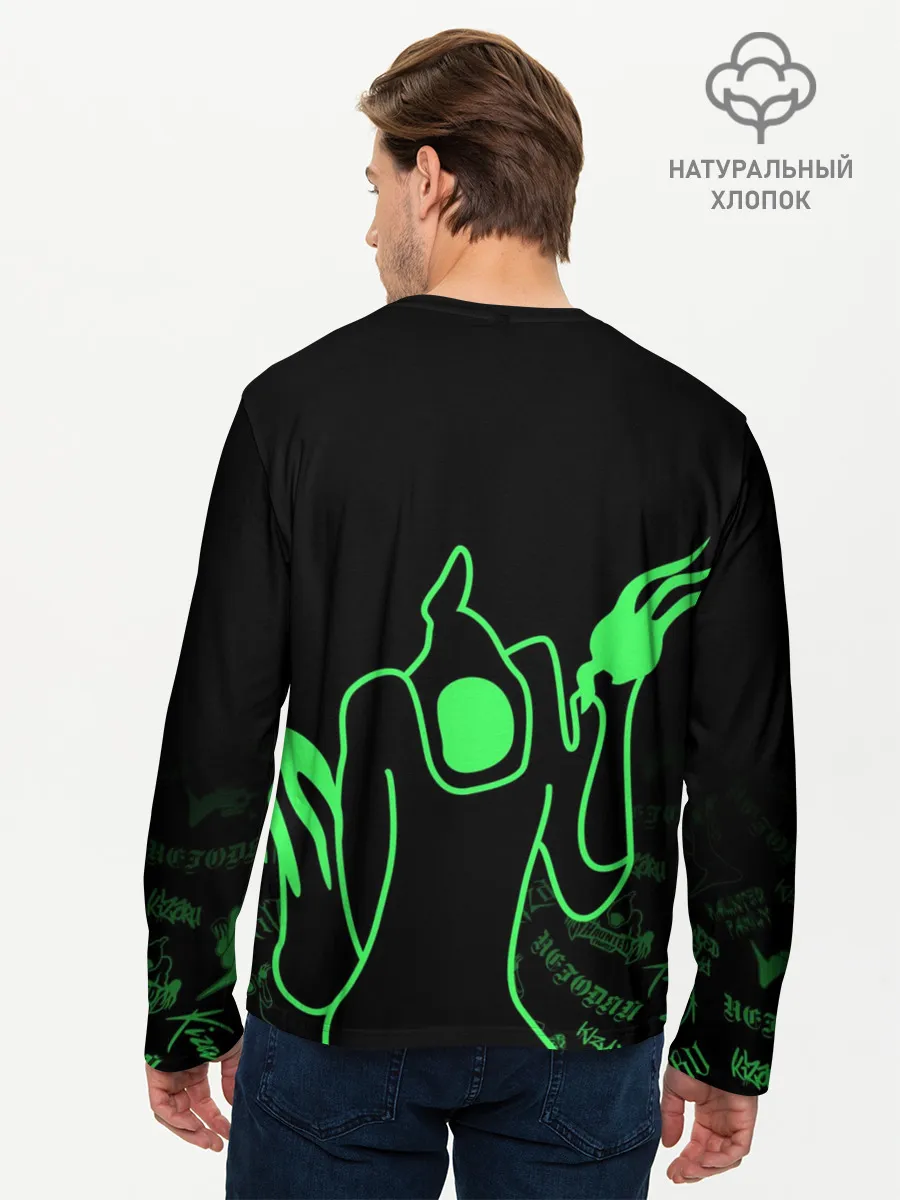 Мужской лонгслив базовый / HAUNTED FAMILY