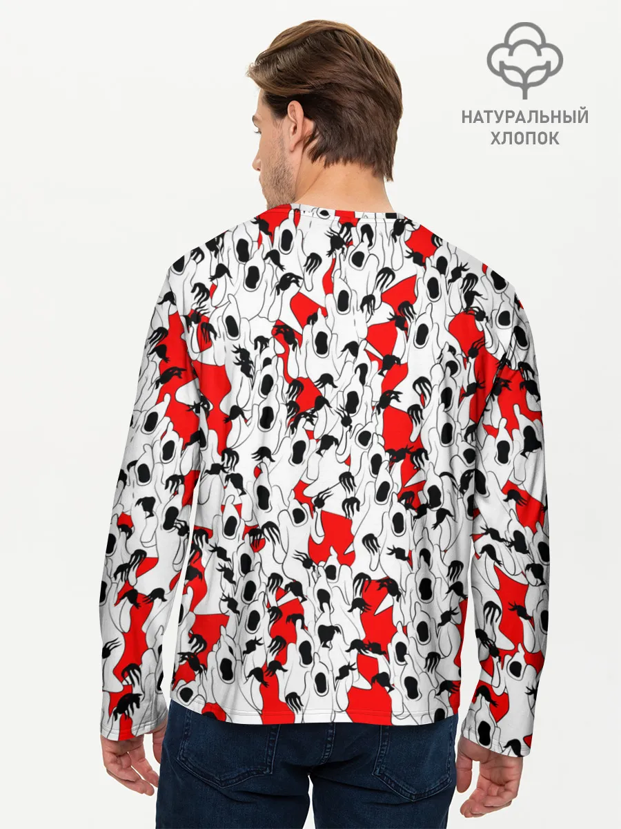 Мужской лонгслив базовый / Haunted Family