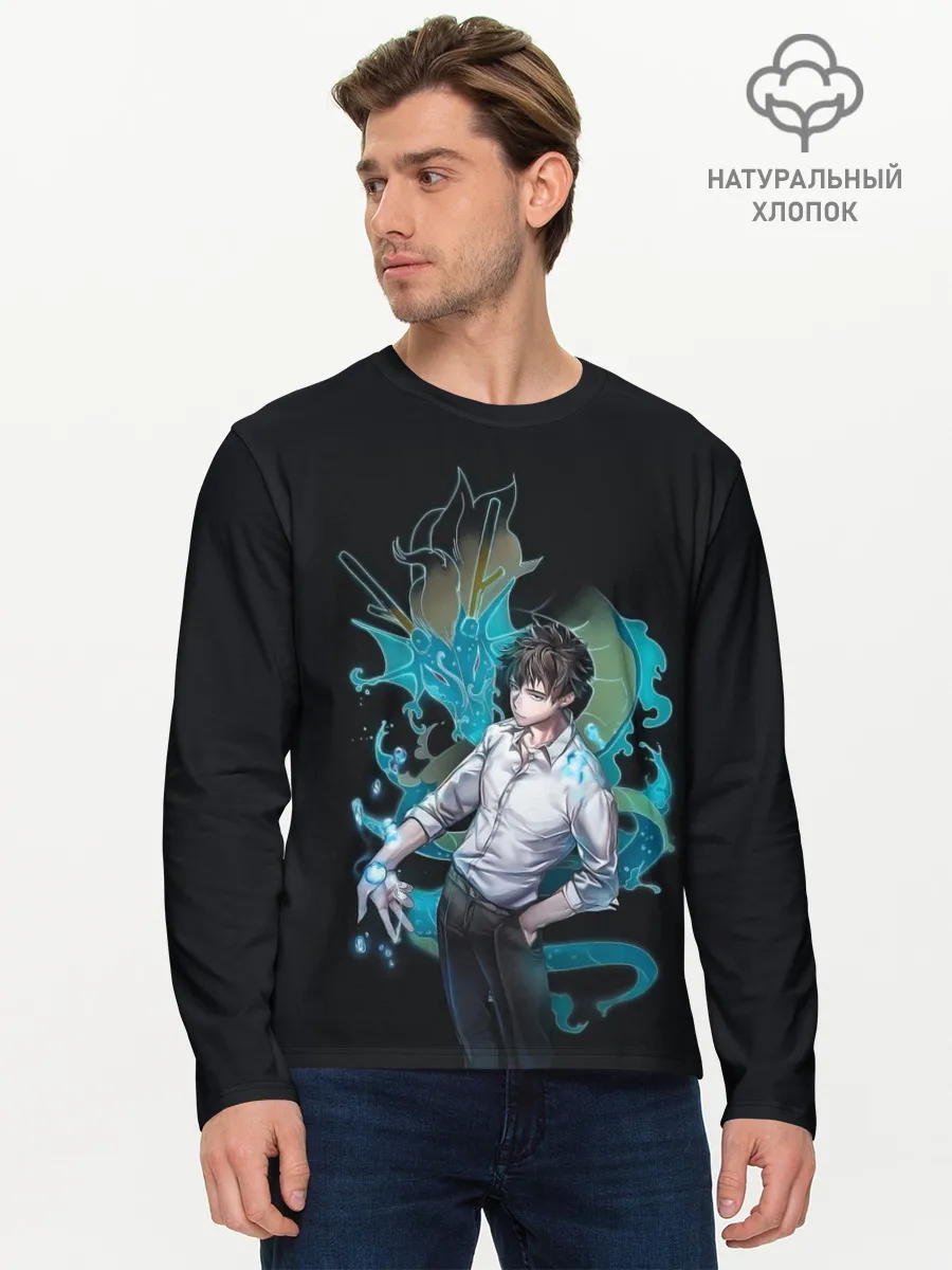 Мужской лонгслив базовый / Дэви Хан