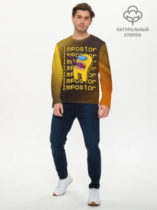 Мужской лонгслив базовый / AMONG US - IMPOSTOR