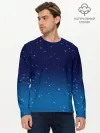 Мужской лонгслив базовый / Звездное небо