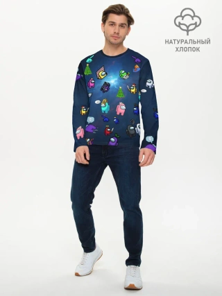 Мужской лонгслив базовый / Among US
