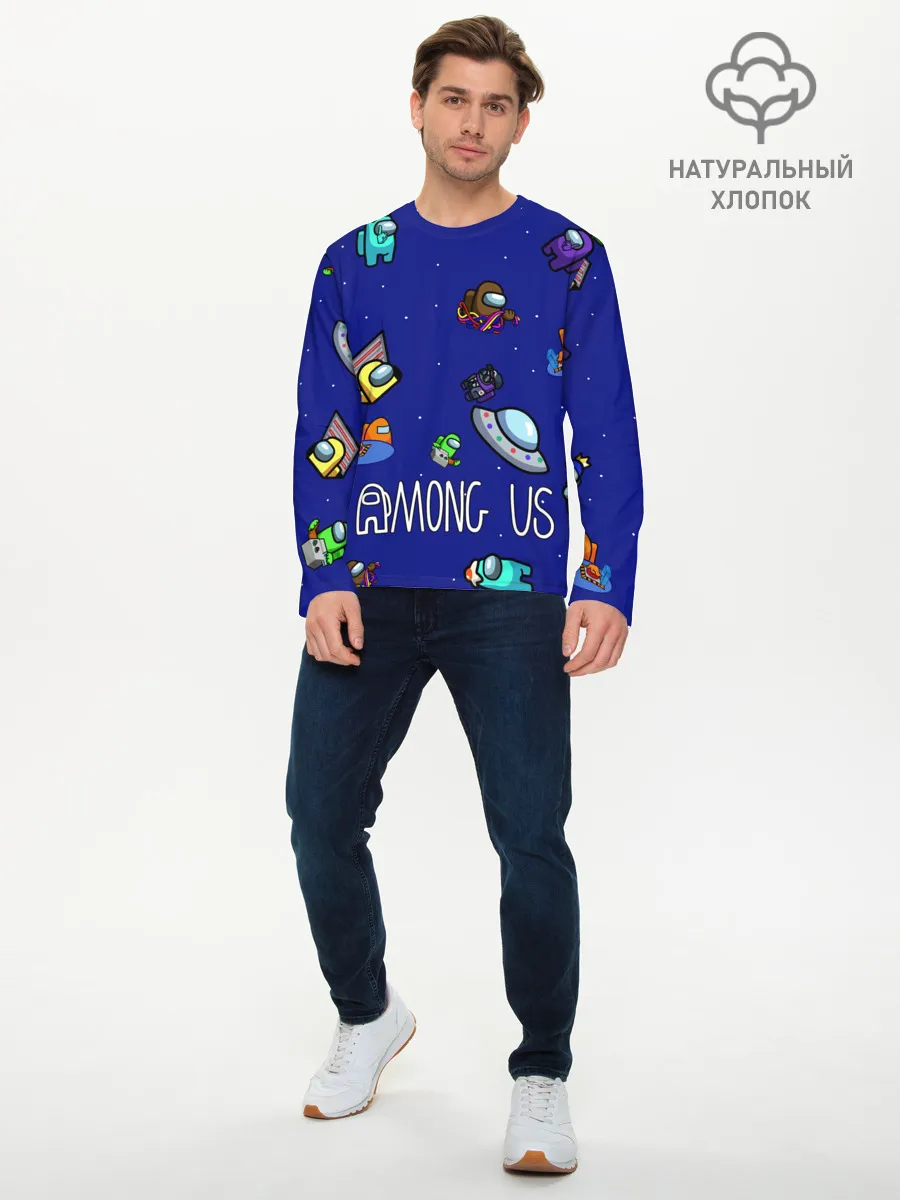 Мужской лонгслив базовый / Among Us | Game
