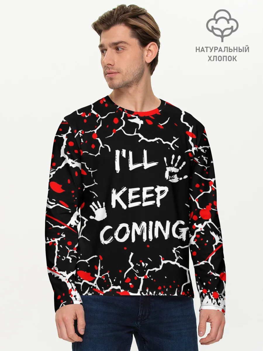 Мужской лонгслив базовый / DEATH STRANDING