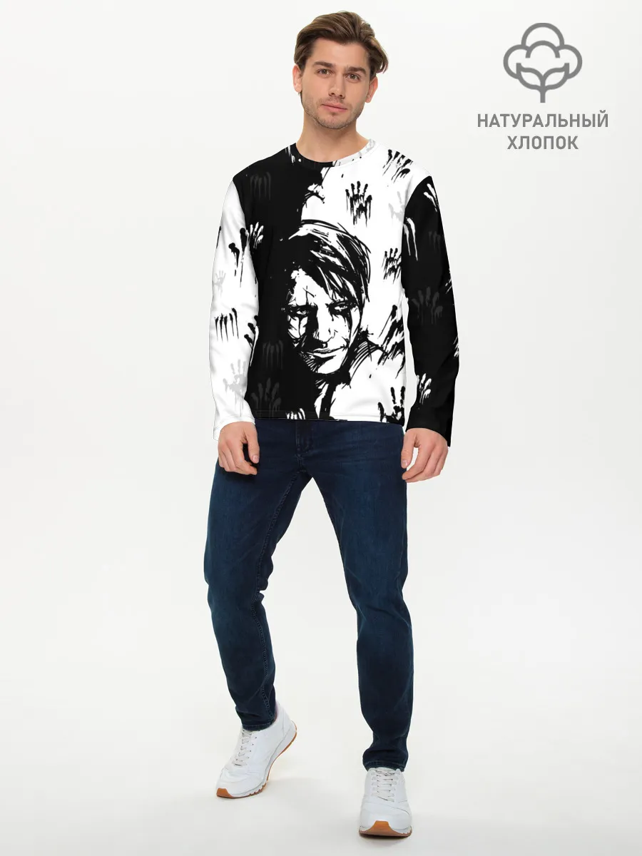 Мужской лонгслив базовый / DEATH STRANDING