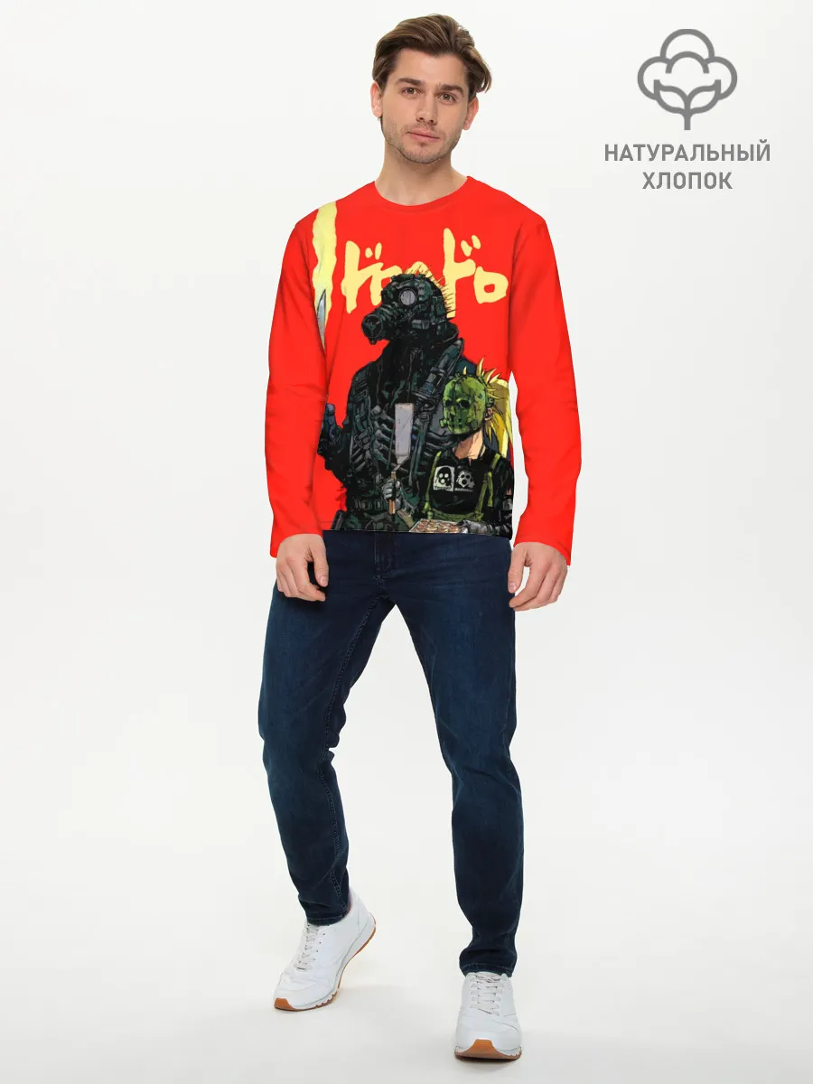 Мужской лонгслив базовый / Dorohedoro Кайман