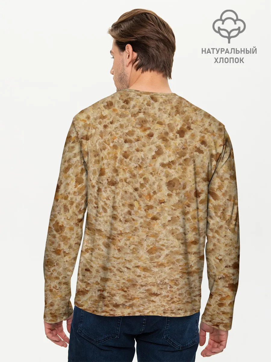 Мужской лонгслив базовый / Хлеб