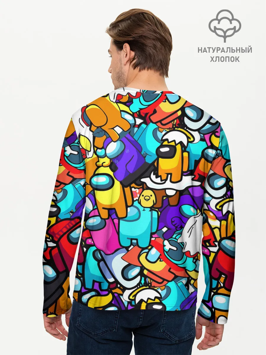 Мужской лонгслив базовый / AMONG US