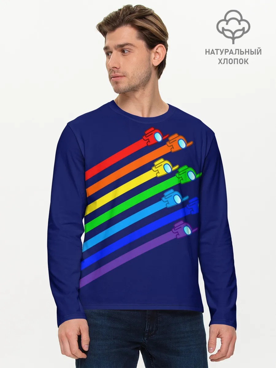 Мужской лонгслив базовый / Among Us