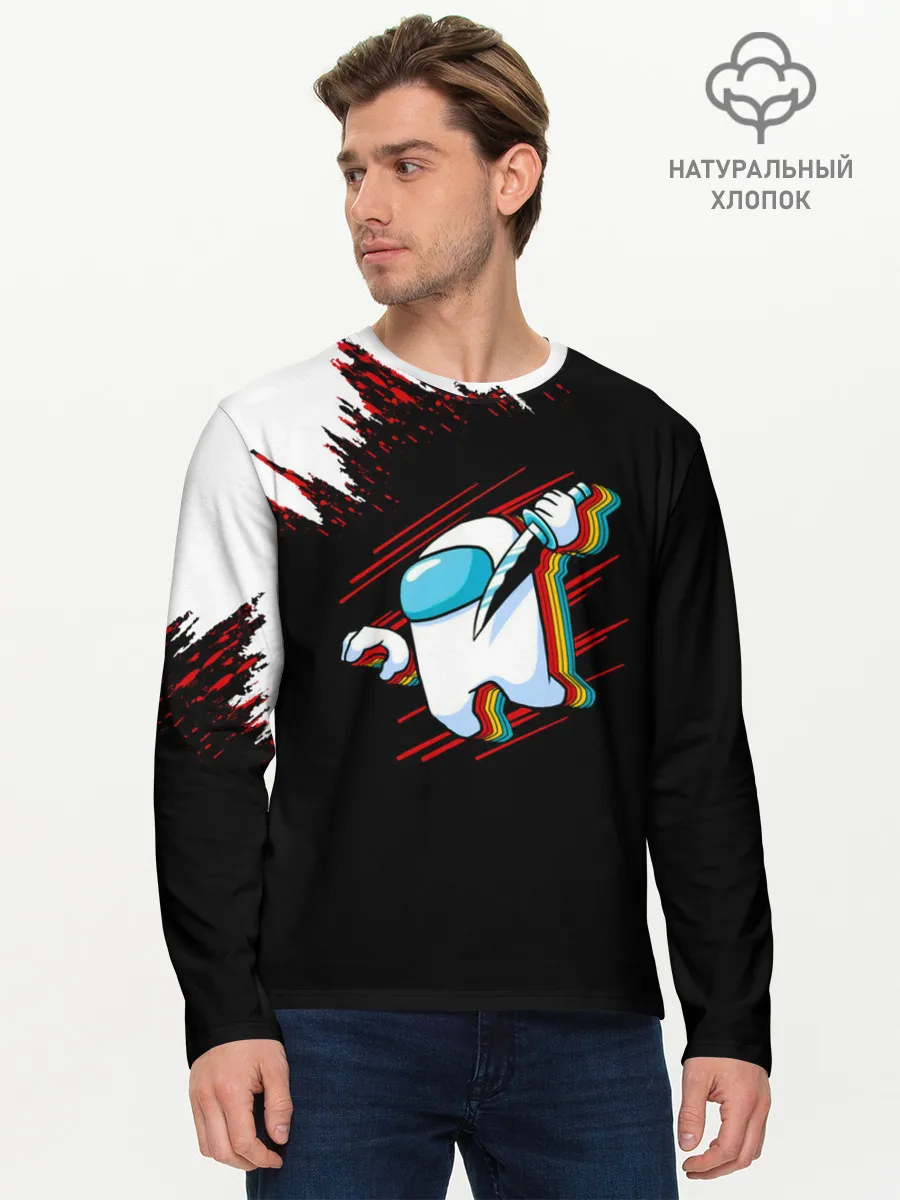 Мужской лонгслив базовый / Among Us