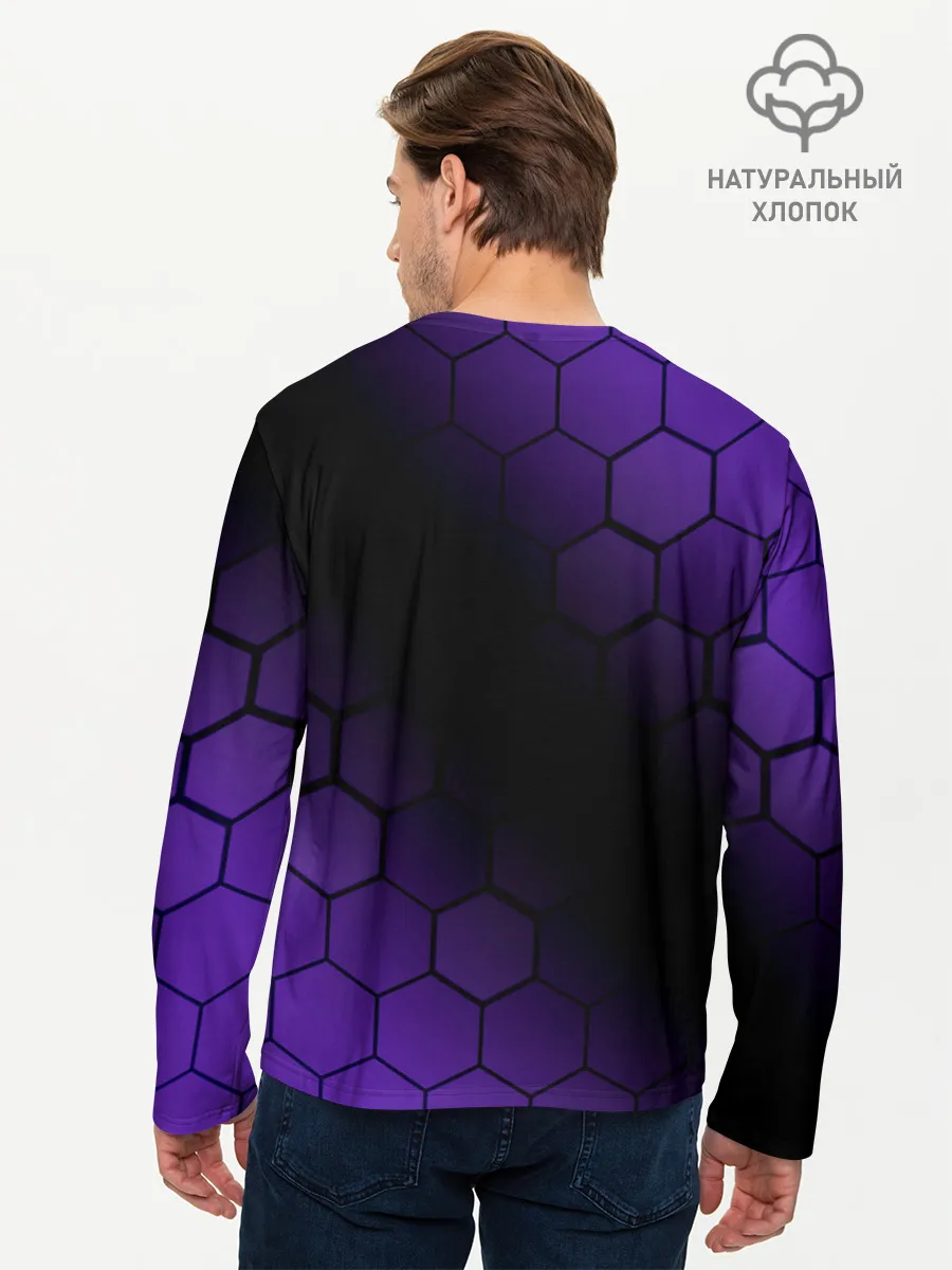 Мужской лонгслив базовый / AMONG US - DARK