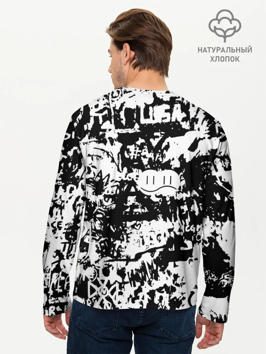Мужской лонгслив базовый / Graffiti